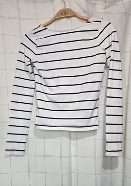 Madewell Long-Sleeve Scoopback Tee